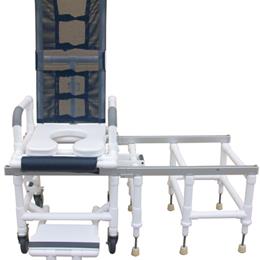 Tilt-N-Space Shower Chair PVC & Transfer Bench w/Safety Harn Tilt-N-Space Shower Chair PVC & Transfer Bench w/Safety Harn