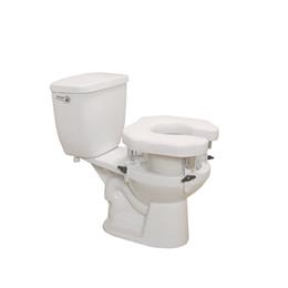 Image of Padded Raised Toilet Seat Riser