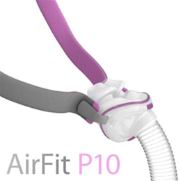 Image of ResMed AirFit™ P10 For Her Nasal Pillows Mask Complete System 3