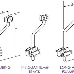 Flip Down Knee Adductor Hardware