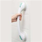 Sure Suction Tub &amp; Shower Bars - Attaches with unique dual suction cups
Easy to remove or 