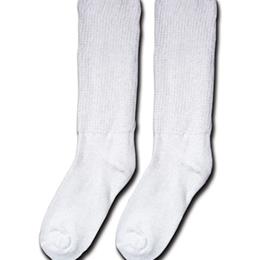 Diabetic Socks- Extra Large (10-13) (pair) White