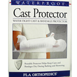 FLA ORTHOPEDICS HALF ARM WATERPROOF CAST PROTECTOR - Half arm waterproof cast and bandage protector is available in c