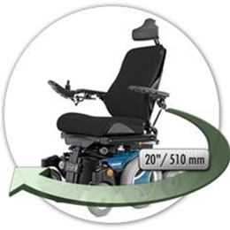 M400 Corpus 3G Mid Wheel Power Wheelchair