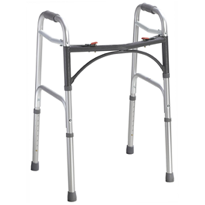 Image of Deluxe Folding Walker Two Button 1