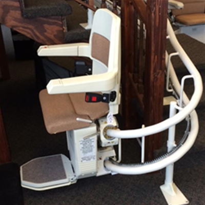 Image of Stannah Stairlifts Custom Curved Rail (260) Sarum 3