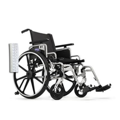 Image of Invacare Insignia 20" x 18" Frame w/Convertible, Adj Height Arms, Footrests and Flat-Free Tires Whee 2