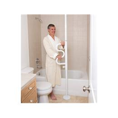 Security Pole Curve Grab Bar Bathroom Safety Stander Image Of Security Pole Curve Grab Bar