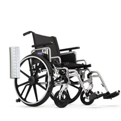 Image of Invacare Insignia 18" x 18" Frame w/Convertible, Adj Height Arms, Footrests and Flat-Free Tires Whee 2