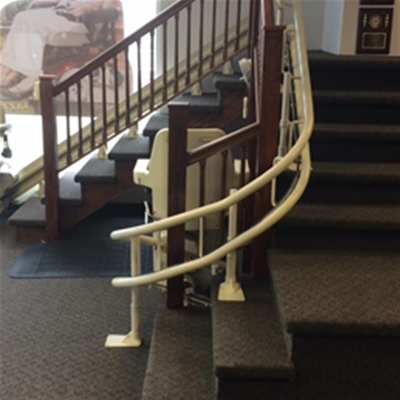 Image of Stannah Stairlifts Custom Curved Rail (260) Sarum 5