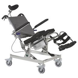 RAZ-AT (Attendant Tilt) Rehab Commode Shower Chair