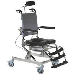 RAZ-AT (Attendant Tilt) Rehab Commode Shower Chair thumbnail