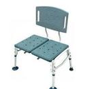 Heavy Duty Shower Chair - Assembled, 1/cs Heavy duty aluminum construction. Pull &quot;tab&quot; on 