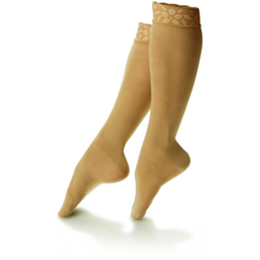 Dr. Comfort :: Sheer Comfort Lace Top Hosiery for Women (10-15)