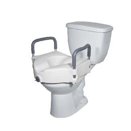 Image of Toilet Seat 2-in-1 Locking with Arms
