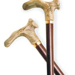 Oak with Comfort-formed Marble Composite Handle Cane