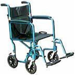 Drive Medical :: Wheelchair Transport Lightweight Red 19