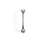 Knurled Chrome Grab Bar - 12&quot; - The Invacare 12&quot; Knurled Grab Bar is designed to give added secu