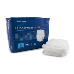 Absorbent Underwear McKesson Ultra Pull On Disposable Heavy Absorbency