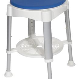 Image of Bath Stool With Padded Rotating Seat