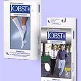 Jobst Sensifoot Over-The-Calf Sock White Medium thumbnail