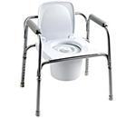 Invacare All-In-One Aluminum Commode - The Invacare All-In-One Aluminum Commode offers consumers the co