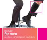 mediven for men - mediven for men with lanolin is your modern compression sock in 