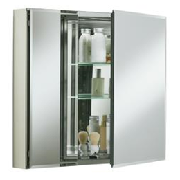 Kohler 30-in W x 26-in H Metal Recessed Medicine Cabinet