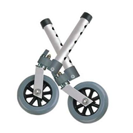 Swivel Wheel with Lock and Two Sets of Rear Glides