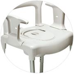 Swift Commode/ Shower Chair/ Toilet Seat Raiser (3 in 1)