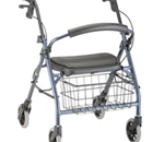 Cruiser Deluxe Junior Rollator - 
    Lower handle height adjustment and seat than the C