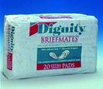 Dignity&#174; Briefmates&#174; Extra Absorbent Pad - Designed for women, contoured for comfort. Superabsorbent for dr