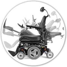 Image of M300 Corpus® HD Mid Wheel Power Wheelchair 5