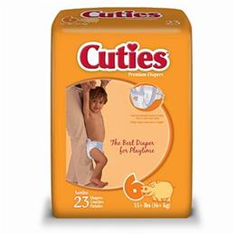 Image of Cuties® Baby Diapers 1