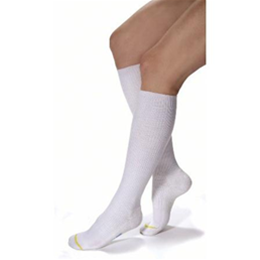 0.2 Pound Complete Medical Manufacturing Group BJ387BGS Small Complete Medical X-frm Surgical Weight Stockings 30-40 mmHg Thigh with Garter Top Closed Toe
