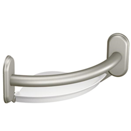 Grab Bar with Corner Shelf