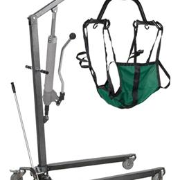 Hydraulic Standard Patient Lift with Six Point Cradle thumbnail
