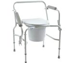 Drop-Arm Commode - Features:

    Adjustable heig