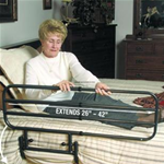 EZ ADJUST BED RAIL - The only bed rail that adjusts in length after installation. Wor