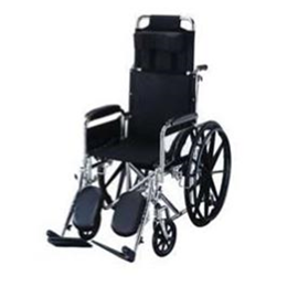 Roscoe Medical :: Roscoe Medical KR16E R-Series Reclining Wheelchair, Chrome Finish