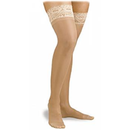 Activa Sheer Therapy Silicone lace top closed toe thigh highs 15-20 mmhg Activa Sheer Therapy Silicone lace top closed toe thigh highs 15-20 mmhg