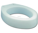 Elevated Elongated Toilet Seat - Assists those with bending or sitting difficulties. The eleva