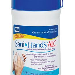 WIPE SANI HANDS ALC CANISTER 135/CN
