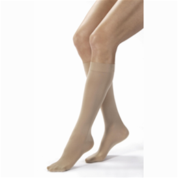 Image of Jobst for Women 30-40mmHg Opaque Knee High Support Stockings (Closed Toe) Petite 3