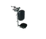 Elevated Leg Rests - Complete elevating leg-rest assembly. Includes black padded leg 