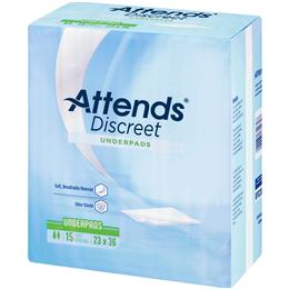 Image of UFS236RG - Attends Discreet Underpads, 23"x36", 15 count (x10) 3