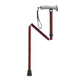 Adjustable Lightweight Folding Cane With Gel Hand Grip thumbnail