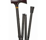 Folding Cane with Carry Pouch - Derby-style walking cane.&amp;nbsp; Folds to 11&quot; length for convenie